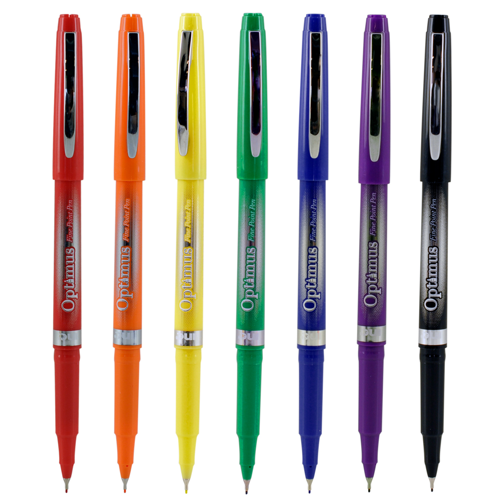 INC. RNAB07ZHM3CB5 inc. optimus colored felt tip pens - 24